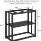 30.7" W x 13" Inch for 20-29 Gallon Long Fish Tank Stand With Storage Shelf, Aquarium Stand With Hooks,Heavy Duty Metal Turtle Reptile Tank Stand, Easy Assemble