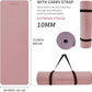 Yoga Mat Non Slip Anti-tear,extra thick-2/5 inch（10MM）High Resiliency Professional POE Yoga Mats for Women Men Kids,72"x24"inch,Workout, Yoga, Pilates and Floor Exercise, with Carrier Strap
