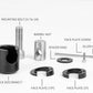 Single Side Adjustable Bow stabilizer, Shooting stabilizer, v bar Attachment for Compound Bow Stand
