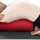 Yogikuti Iyengar Yoga Bolster for Restorative Yoga and Meditation – Lightweight Cotton Support Pillow with Handle for Easy Carry, Versatile for Pose Modification, Balance, Back Relief, and Relaxation