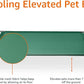 Amazon Basics Cooling Breathable Elevated Dog Bed with Durable Metal Frame, for Large Dogs, X-Large, 60 x 37 x 9 Inch, Green
