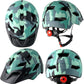 Kids Bike Helmet,Bavilk Kids Boys Girls Bike Helmets with LED Light Detachable Visor Children Youth Teen Multi-Sport for Skating Cycling Scooter Skateboard Adjustable & Lightweight 19.7"-22.4"