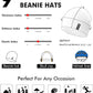 9" Multifunctional Lightweight Beanies Hats Snug Fitting, Running Skull Cap Helmet Liner Sleep Caps