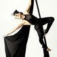 DASKING Aerial Silks Starter Kit - Durable 11Yards of Aerial Yoga Hammock with Hardware, Aerial Swing for Acrobatic Flying Yoga & All Levels (Aerial Rigging Point Up to 14ft)