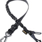 AUBELL Dog Seat Belt for Car,Updated 3-in-1 Adjustable Reflective Bungee Heavy Duty Dog Car Harness Tether with Clip Hook Latch & Buckle,Swivel Zinc Alloy Carabiner,Black