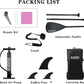 Inflatable Stand Up Paddle Board 10‘x30‘‘- Ultra-Light SUP with Backpack, Pump, Paddle, Coil Leash, 3 Fins, Repair Kit, Stable Design, Non-Slip EVA Deck for Adults & Youth