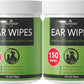 NOVEHA - Dog Ear Cleaner Wipes, Daily Ear Cleaner for Dogs & Cats - Stop Ear Itching with Aloe, Eucalyptus & Witch Hazel Ear Wipes for Dogs - for Odor Control, Dirt and Wax Removal, Unscented (300 Ct)