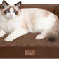 Small Dog Bed and Cat Sofa Waterproof Orthopedic Dog Beds for Small Dogs Cat Bed Comfy Pet Couch Sofa Beds with Washable Removable Cover & Non-Slip Bottom