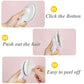Self Cleaning Slicker Brush for Dogs and Cats, Pet Grooming Hair Brush, Removes Undercoat, Loose Hair, Mats, Tangles, and Dirt, Massages All Hair Types, Gray