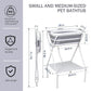 Portable Dog Bath Tub and Dog Washing Station, Collapsible Elevated Pet Tub for Bathing, Showering, Grooming, Pet Bathing Basin for Small to Medium Dogs, Cats and Other Pets (Built-in Drainage System)