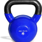 Yes4All 5-100 LB Kettlebells Vinyl Coated Cast Iron for Dumbbell Weights Exercises, Gym, Fitness, Full Body Workout Equipment Push up, Grip and Strength Training