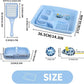 PAWISE Cat Litter Box Set, Small Cat Kitten Starter Kit, Include Cats Toilet Kitten Litter Pan, Cat Litter Scoop, Double Dish Cat Bowl, Cat Mouse Toy, Cat Ball Toy