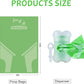 ECO-CLEAN 360 Count Dog Poop Bags with Dispenser, Leak-Proof, Unscented, 0.2 Ltr Capacity, Indoor/Outdoor Use