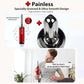 Upgrade Enema Anal Douche , Waterproof Touch Control, Enemas-Douches for Men & Women Colon Cleanse, Shower Enema Bulb-Bottles Kit, Electric Rotating Nozzle, Pressure Spray, Two Douching Modes,red