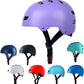Bike Helmet 3 Sizes for Teenager Kids Youth Adults,Bavilk Skateboard Helmet Adjustable Multi-Sport Bicycle Cycling Scooter Roller Skate Inline Skating Rollerblading for Girls Boys Women Men Teen