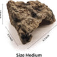 Reptile Simulation Rock Cave Hideouts Terrarium Habitat Décor Bearded Dragon Hideout for Turtles Lizards Snakes Crab (Medium)