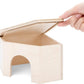 Niteangel Birch Chamber-Maze Hamster Hideout - Small Pets Woodland House Habitats Decor for Hamster Mice Gerbils Mouse