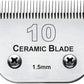 10 Blade Dog Grooming Clipper Blades Compatible with Andis Dog Clippers,Detachable Stainless Steel Blade,Size 10, 1/16-Inch Cut Length