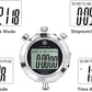 Stopwatch, Metal Stop Watch for Sports 10/100/400 Laps, Stopwatches Timer for Coach Sports Running with 0.01second & 0.001second Timing, Conutdown, Alarm