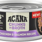 ACANA Chunks in Broth Wet Cat Food Chicken & Salmon Recipe for Kittens 3oz Cans (12 Count)