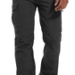 Men's Snow Ski Hiking Pants Winter Fleece Lined Softshell Outdoor Waterproof Insulated Cargo Work Pants