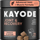 Joint & Recovery | 2-in-1 Joint & Muscle Chews. Help Reduce Pain & Increase Daily Activity. Helps with Arthritis and Pain Prevention. Tasty Trout Flavor.