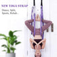 TOCO FREIDO Waist Back Leg Stretch Strap/Yoga Fitness Band, Leg Stretching Assist Trainer, Yoga Stretcher, Back Bend Split Inversion Strap for Fitness, Dance, Ballet, Gymnastics