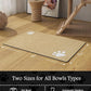 Pet Feeding Mat-Absorbent Dog Mat for Food and Water Bowl-No Stains Quick Dry Water Dispenser Mat-Dog Accessories Pet Supplies-Bowl for Messy Drinkers（Beige,23"x34"