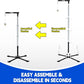 Batting Tee with Tethered Ball – Adjustable 20" to 45" Baseball & Softball Hitting Trainner – Metal X-Base with 4 Ground Stakes & 2 Sandbags for Maximum Stability – Swing Trainner for All Ages