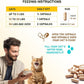 FiberSyl Ovatasyl Prebiotics for Cats Digestive Health - Cat Fiber Supplements for Constipation Relief & Support - Psyllium Husk Seed to Support Digestion Problems - Cat Stool Hardener - 60 Capsules
