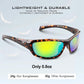 KastKing Hiwassee Polarized Sport Sunglasses for Men and Women, Wrap Sunglasses for Fishing Cycling and Running,UV Protection