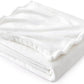 Bedsure White Fleece Throw Blanket - 300GSM Blankets for Couch, Sofa, Bed, Soft Lightweight Plush Cozy Throws for Toddlers, 50x60 inches