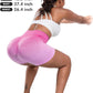 CHRLEISURE Women's 4 Packs Workout Gym Shorts, High Waisted Butt Lifting Scrunch Butt Seamless Booty Shorts