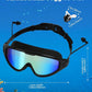 Swim Goggles for Adults, Wide View Anti-Fog & UV Swimming Goggles with Nose Clip & Ear Plugs, No Leak