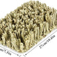 Hamiledyi Rabbit Grass Bed Bunny Natural Straw Woven Mat Guinea Pig Hay Mat Chew Mat for Rabbit Guinea Pig Chinchilla Squirrel Hedgehog(10.6x7.5x3.5inches)