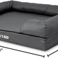 The Dog’s Bed Large Grey with Black Trim 36x27, Waterproof, Veterinary Grade Memory Foam, Pain Relief: Arthritis, Hip & Elbow Dysplasia, Post Surgery, Supportive, Washable Cover, Veterinary-Approved