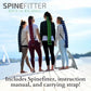 Spinefitter by Sissel, Back Stretcher for Lower-Back Pain Relief, Back-Cracking Device, Back Cracker, Upper- and Lower-Back Stretcher, Back Decompression Device, Lumbar Stretcher, Green