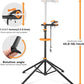 teraysun Bike Repair Stand (Max 66lbs/30kg) - Foldable Workstand with Magnetic Tool Tray (24.5x13cm), 360° Rotatable Head, GS Certified for 20-29" Mountain/Road Bikes