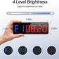 ANJANK Small Portable Gym Timer Clock, Strong Magnet, Workout Interval Timer with Powerful Battery, Stopwatch, Remote Control, Adjustable Brightness, Fitness Digital Timer for Home/Garage/Boxing