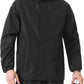 iCreek Men's Rain Jacket Lightweight Waterproof Packable Rain Shell Jacket Raincoat with Hood Windbreaker for Cycling, Golf