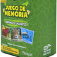 Menique Wild Animals Memory Matching Game – Spanish Edition – 80 Cards (40 Pairs) with Real Photos – Educational Game in Spanish for Kids and Adults – Includes Booklet