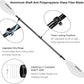 Kayak Paddle 4 Pieces Aluminum Shaft and PP Blade Floating 86.6in/220cm, 90.5inch/230cm Lightweight Oars