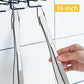 JETKONG 2 Pcs 16-Inch Kitchen Tweezers Extra Long Tweezer Tongs, Heavy Duty Stainless Steel Cooking Tweezers (Silver)