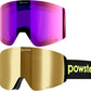 Ski Goggles Snow OTG Snowboard Goggles Magnetic Interchangeable Lens Frameless UV Protection Anti-fog mobile Skating