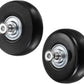 uxcell Replacement Luggage Wheels 40x18mm Suitcase Wheel Repair Kits Include 2 PU Bearing Wheels & Washers, Wrenches & Axle Screw for Trolley Bag, Inline Skate and Caster Board