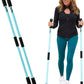 Weighted Walking Sticks for Seniors, Women & Men – 1.2lb Each Ergonomic Hiking Poles for Balance, Posture & Stability – Durable Trekking Poles for Walking