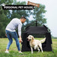 Outdoor Waterproof Pet Automatic Camping Tent, Pop up Cave Bed for Indoor Cats and Small Dogs, Portable Cat House Dog House, Black.