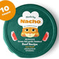 Made by Nacho Wet Cat Food, Grass-Fed, Grain-Finished Minced Beef in Bone Broth for Hydration with Prebiotics for Digestive Health, High Protein, 2.5oz Cups (10 Pack)