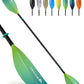 Abahub Adjustable Kayak Paddle 210-230 cm/ 230-250 cm Floating Kayaking Oars Boating Oars Canoeing Oars Black