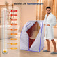 SereneLife Portable Sauna Box for Home, Infrared Sauna Tent with Heated Foot Pad and Folding Chair, Remote Control In-Home Spa, 38" x 32” - (Silver)